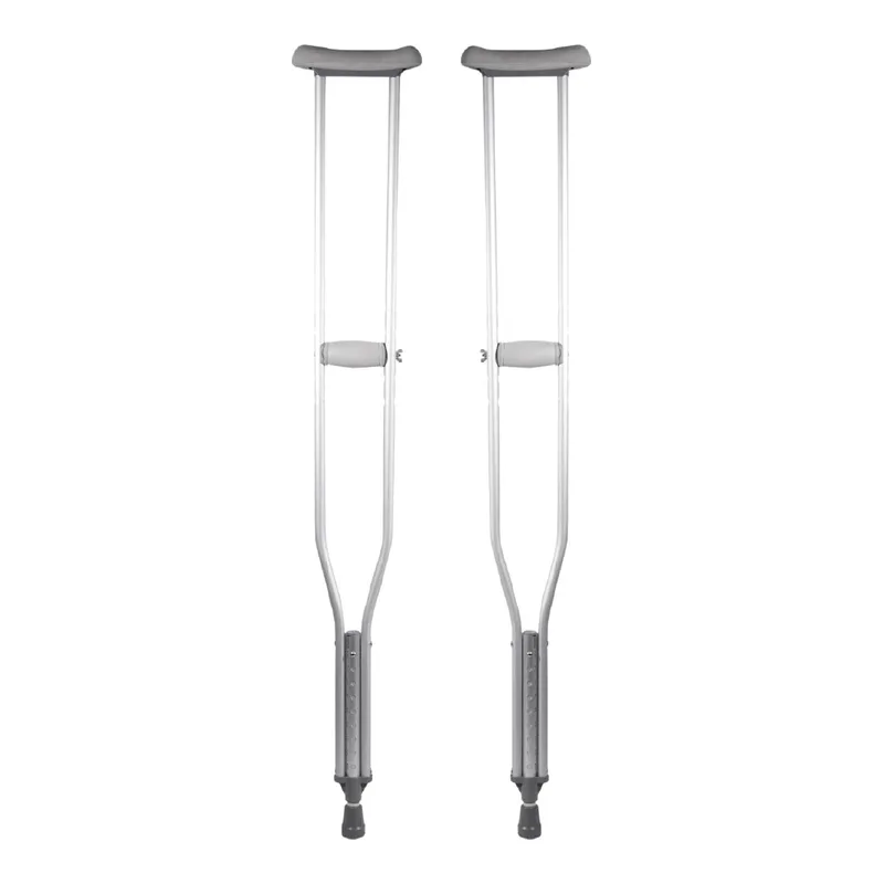 Pereche de cârje axilare (subaxilare) reglabile, din aluminiu